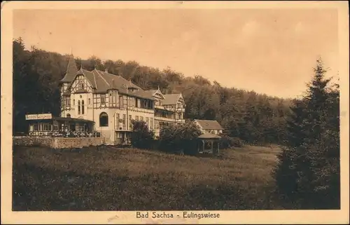 Ansichtskarte Bad Sachsa Gasthaus Eulingswiese 1916 