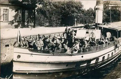 Ansichtskarte Berlin Dampfer - Kanalpartie 1939 