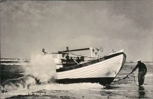 Ansichtskarte  Fischerboot 1965 