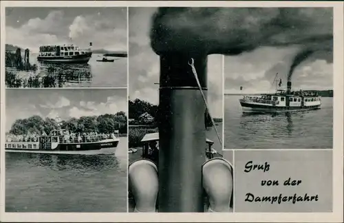 Ansichtskarte Berlin Gruss vom Dampfer Wansee 1935 