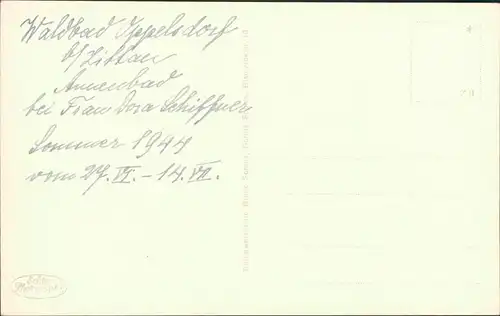 Postcard Bad Oppelsdorf Opolno Zdrój Partie am Annenbad 1932 