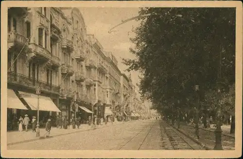 Ansichtskarte Wiesbaden Wilhelmstraße 1928