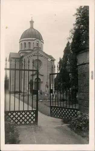 Reichenau an der Knieschna Rychnov nad Kněžnou Kirche mit Friedhof 1932