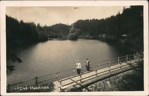 Reichenau an der Knieschna Rychnov nad Kněžnou Lázně Studánka, U jezera 1933