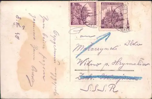 Postcard Wlachowitz Vlachovice Pláz na Sykovci/Strandbad 1930