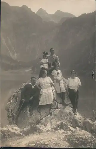 Foto Schönau am Königssee Familie am Königssee 1925 Privatfoto 
