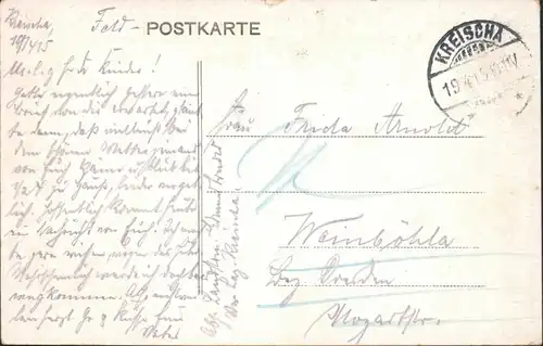 Ansichtskarte Kreischa Villa Eisrig - Sanitätsrat Dr. Bartels 1908 