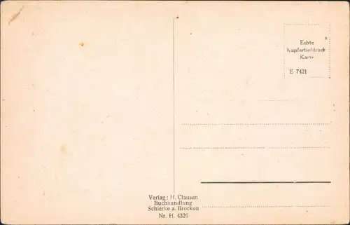 Ansichtskarte Schierke Straßenpartie Hotel König 1928 