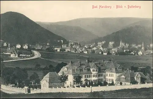 Ansichtskarte Bad Harzburg Blick vom Butterberg 1908 