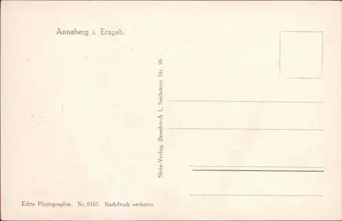 Ansichtskarte Annaberg-Buchholz Blick über die Stadt im Winter 1929 