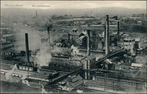 Henin-Beaumont Hénin-Beaumont Blick auf die Industrieanlagen 1917 