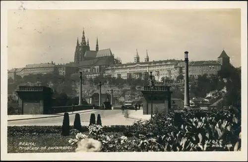 Burgstadt-Prag Hradschin/Hradčany Praha Straßenpartie am Hradschin  1932