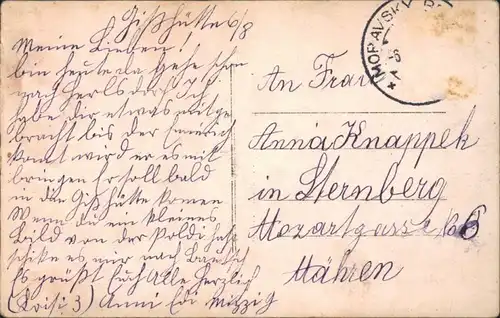 Mährisch Kromau Moravský Krumlov Anwesen im Wald 1930 Privatfoto