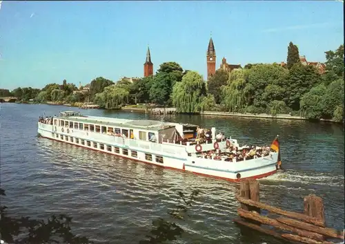 Ansichtskarte Köpenick-Berlin Fahrgastschiff Bertold Brecht 1986