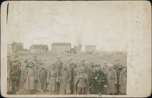 Ansichtskarte  Kriegsgefangene Franzosen in Frankreich 1917 