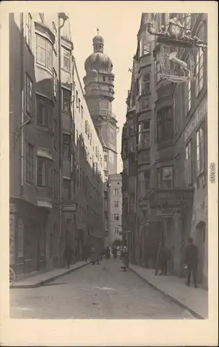 Ansichtskarte Innsbruck Straßenpartie am Stadttor 1925 