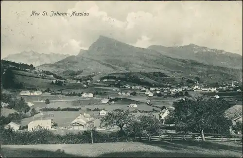 Ansichtskarte Neu St. Johann-Nesslau Blick auf die Stadt 1912