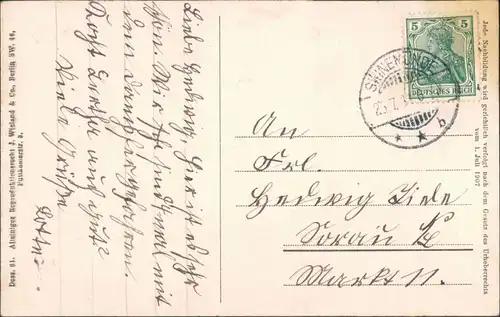 Postcard Swinemünde Świnoujście Partie am Damenbad 1907 