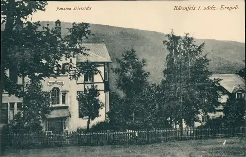Bärenfels (Erzgebirge)-Altenberg (Erzgebirge) Pension Dietrichs 1913 