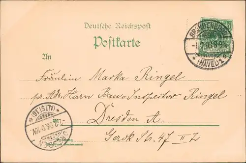 Ansichtskarte  Gott schütze unser Kaiserhaus. Kaiserfamilie mit Trommel 1898