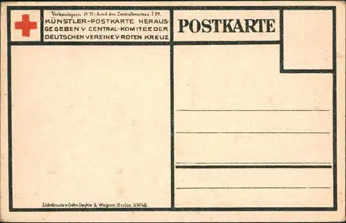 Ansichtskarte St. Pauli-Hamburg Bismarck-Denkmal - Künstlerkarte 1918 