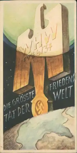  Militär/Propaganda - 2.WK (Zweiter Weltkrieg) WHW Friedenstat 1937 