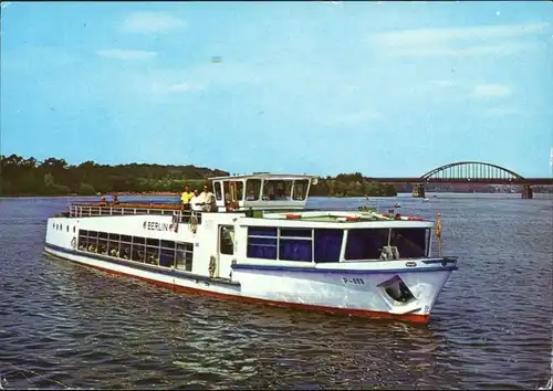 Potsdam Weiße Flotte Potsdam  Ansichtskarte  Dampfer g1979