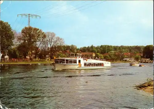 Potsdam Weiße Flotte Potsdam - Salon- und Konfernzschiff Berlin g1985