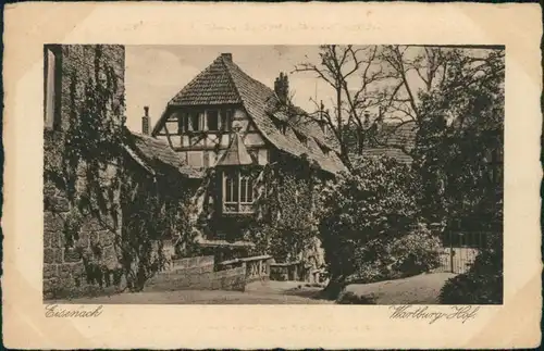 Ansichtskarte Eisenach Wurtburghof 1925 