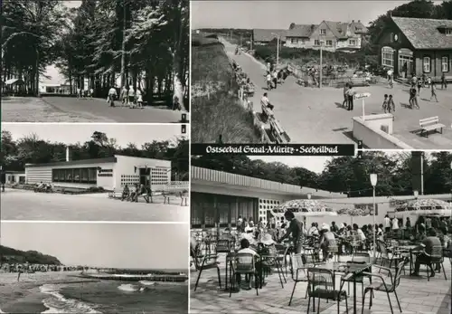 Graal-Müritz Broiler-Gaststätte, Milchbar, Café-Eis-Terrasse, Strandweg 1982