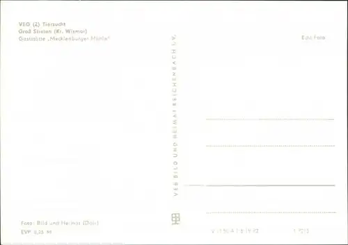 Ansichtskarte Groß Stieten Gaststätte "Mecklenburger Mühle" 1972