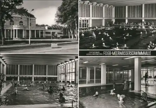 Kühlungsborn FDGB-Mehrwasserschwimmhalle Schwimmbad 1983 