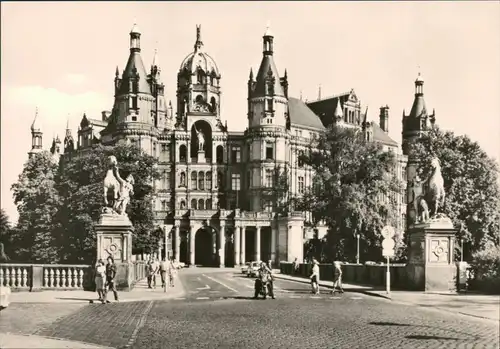 Ansichtskarte Schwerin Schweriner Schloss 1981