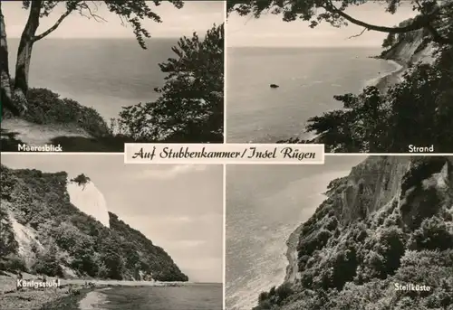 Stubbenkammer-Sassnitz Saßnitz Stubbenkammer - Meer Königsstuhl Steilküste 1975