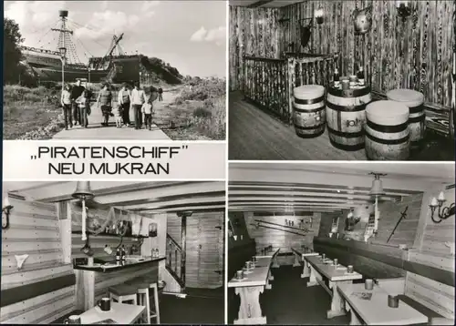 Ansichtskarte Neu Mukran-Sassnitz Saßnitz Piratenschiff 1979