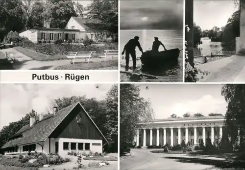 Putbus 1. Konsum-Gaststätte "Rosencafé Im Park, HO-Gaststätte  Lauterbach 1981