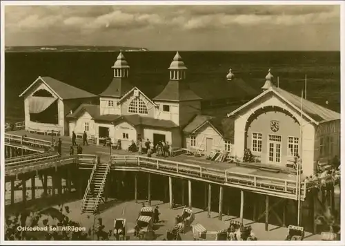 Ansichtskarte Sellin Repro - Seebrücke 1930 2000