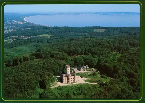 Ansichtskarte Binz (Rügen) Luftbild - Jagdschloss Granitz 1995