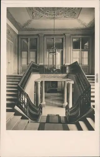 Ansichtskarte Kassel Cassel Schloß - Wilhelmshöhe Treppenaufgang 1929 
