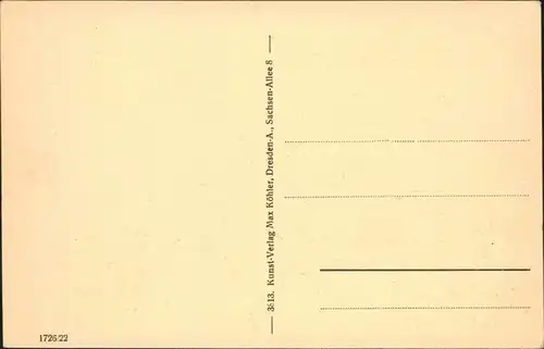 Ansichtskarte Kirnitzschtal Blick auf das Dorf 1913 