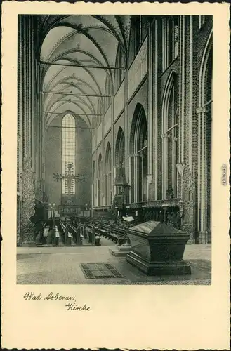 Ansichtskarte Bad Doberan Innenansicht - Kirche 1932 