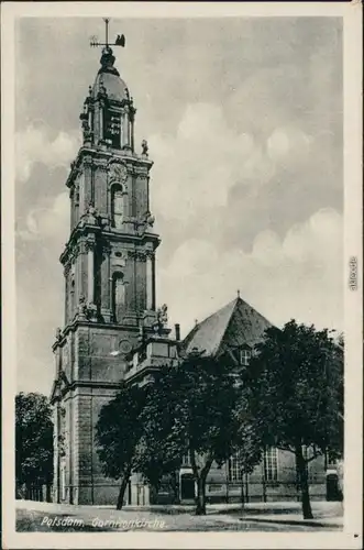 Ansichtskarte Potsdam Partie an der Garnisionskirche 1944 