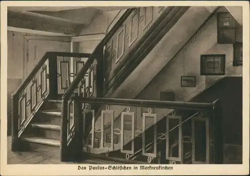 Ansichtskarte Markneukirchen Treppenhaus - Paulus-Schlößchen 1929 