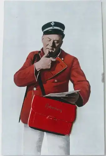Kopenhagen København Briefträger mit Leporello in der Tasche 1931