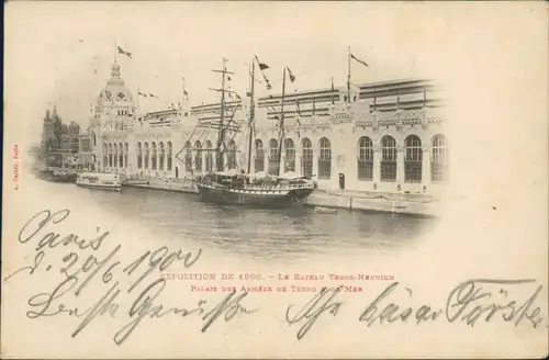 Paris Le Bateau Terre-Neuvien Palais des Armées de Terre & de Mer 1900