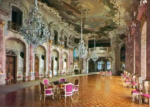 Ansichtskarte Bückeburg Fürstliches Schloss - großer Festsaal 1995