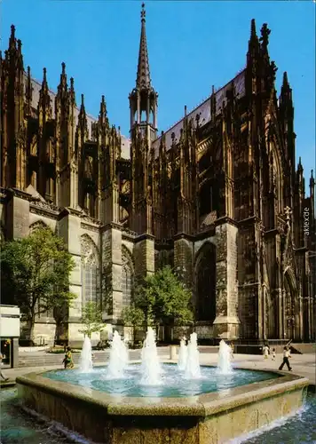 Ansichtskarte Köln Kölner Dom - Südseite 1995
