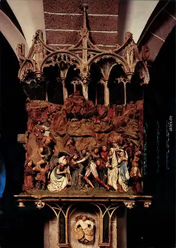 Köln St. Ursula-Kirche - Kalkstein-Relief einer Kreuztragung 1995