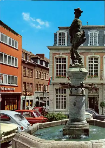 Ansichtskarte Aachen Hühnerdieb-Denkmal 1995