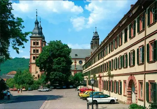 Ansichtskarte Amorbach Abteikirche 1995